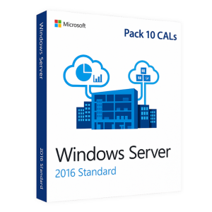 Pack 10 Cals Windows Server 2016 Standard