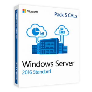 Pack 5 Cals Windows Server 2016 Standard